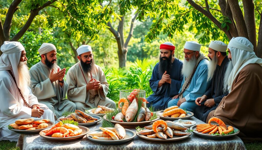 Islamic schools of thought on seafood consumption