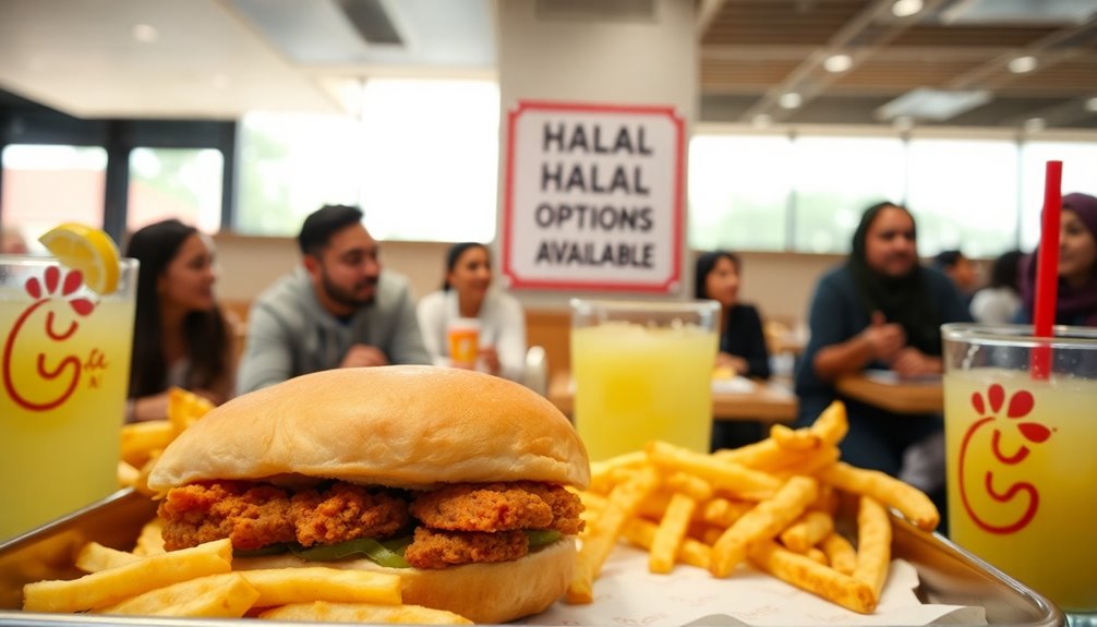 halal food options inquiry