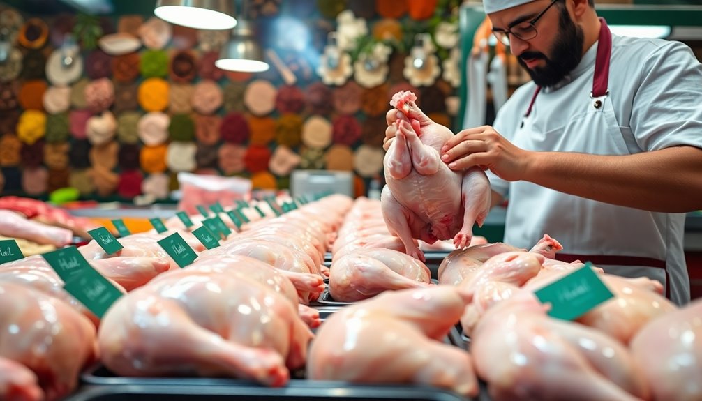 identifying halal chicken criteria