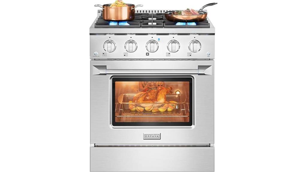 30 inch gas range