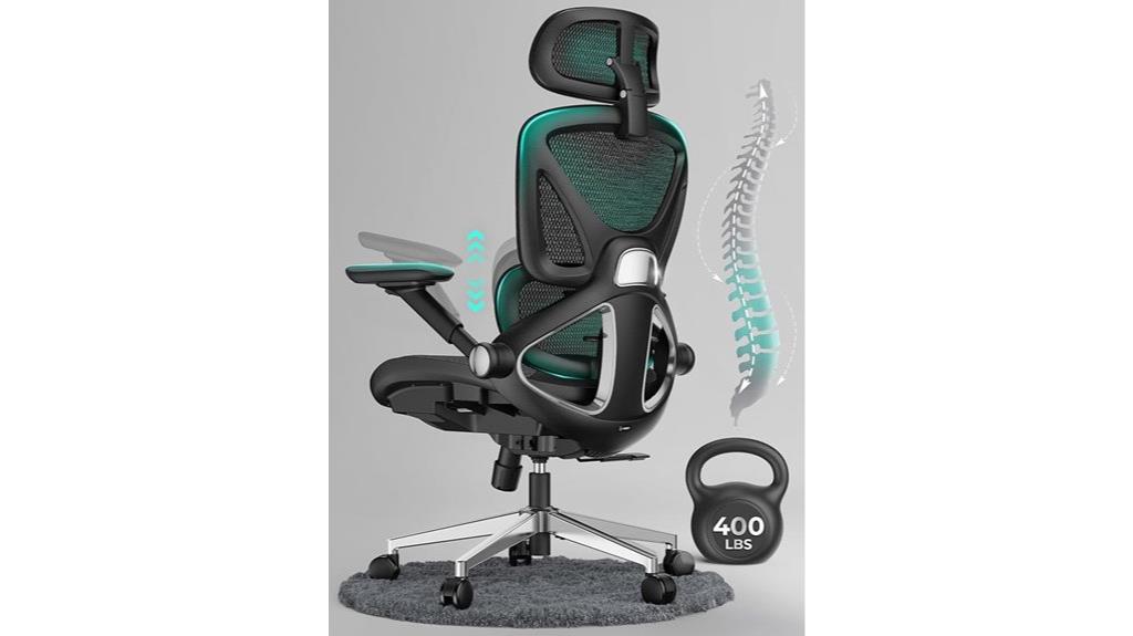 adjustable lumbar support chair