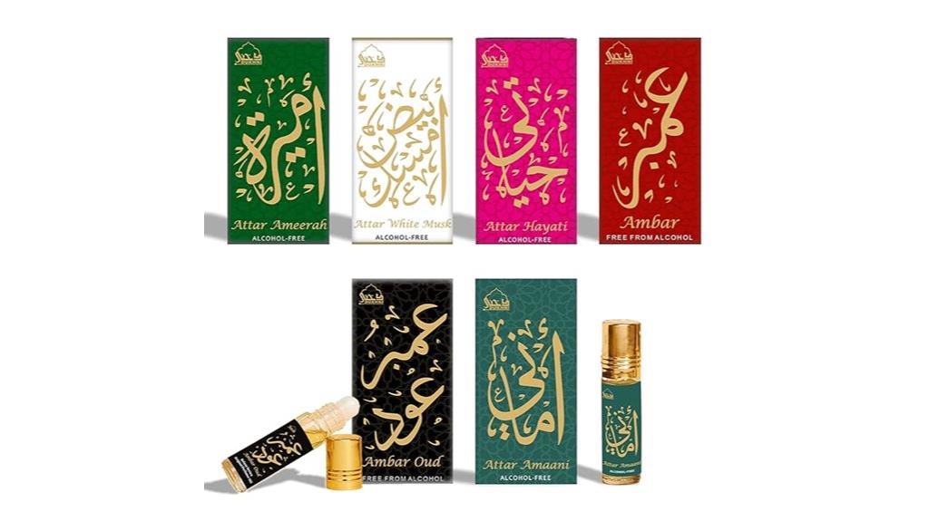 assorted luxury attar oils