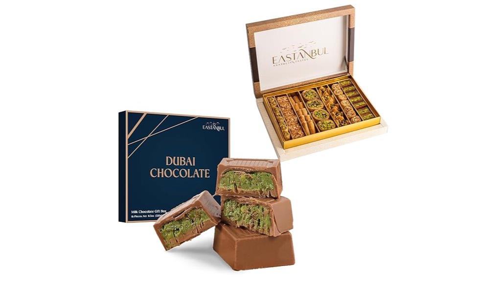 baklava and chocolate gift