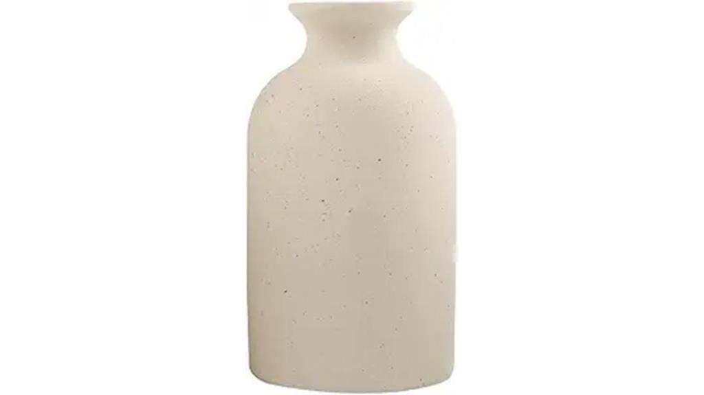 beige ceramic vase decor