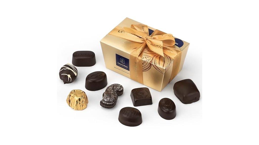 belgian dark chocolate gift