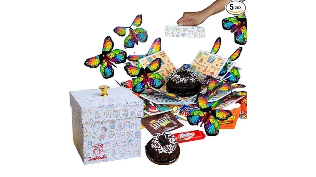 butterfly candy explosion box