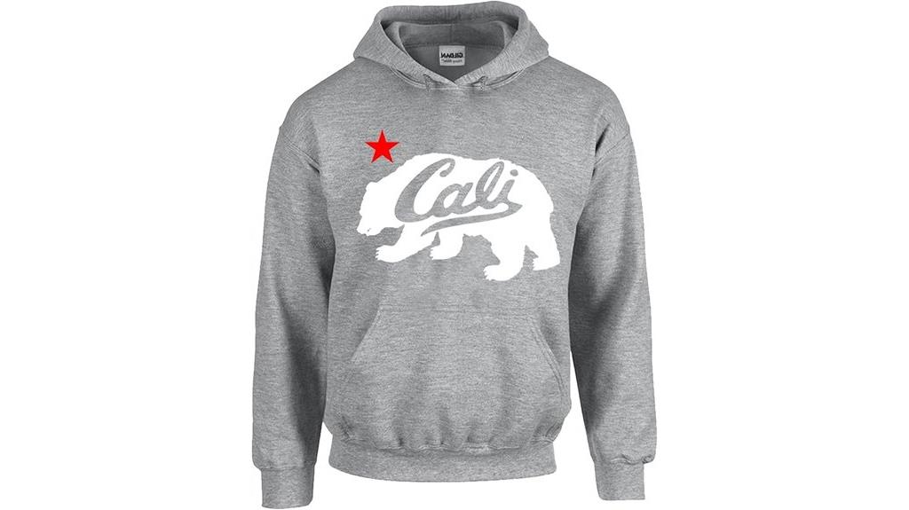 california bear hoodie sweatshirt