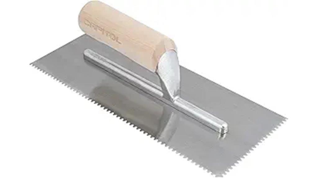 capitol flooring adhesive trowel