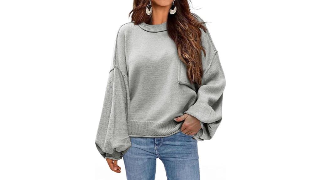 casual long sleeve sweater