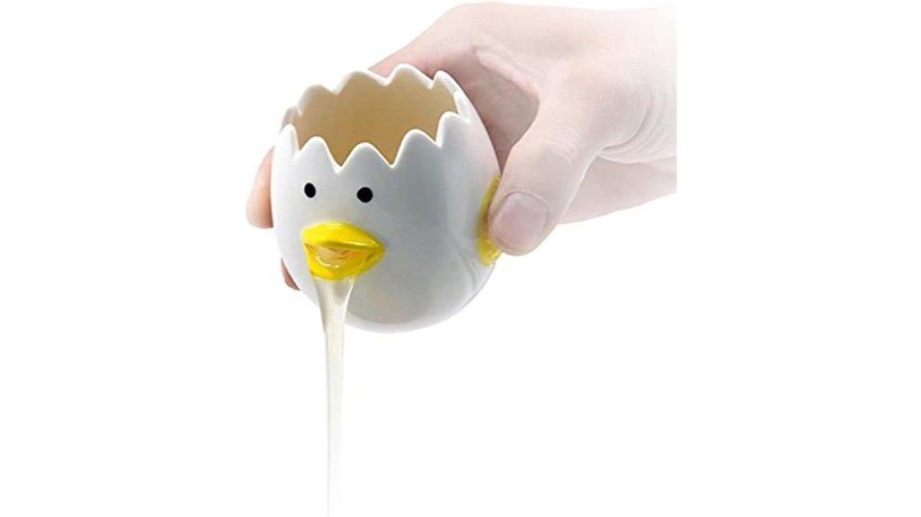 ceramic chicken egg separator