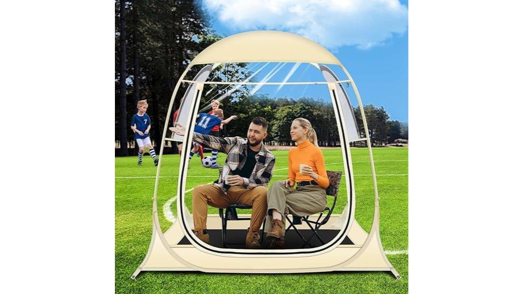 clear bubble sports tent