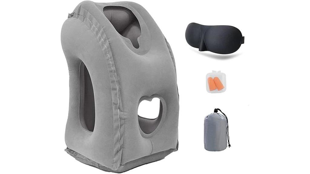 comfortable inflatable travel pillow