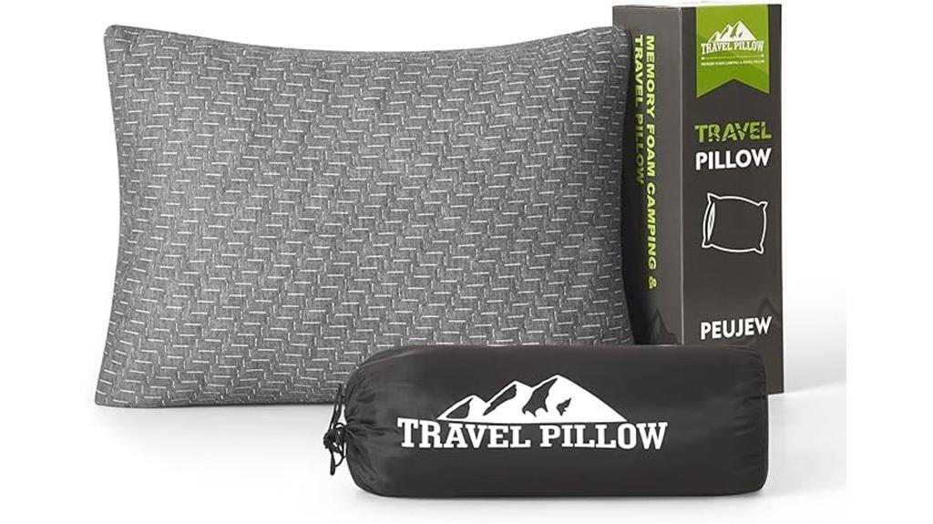 comfortable travel pillow option