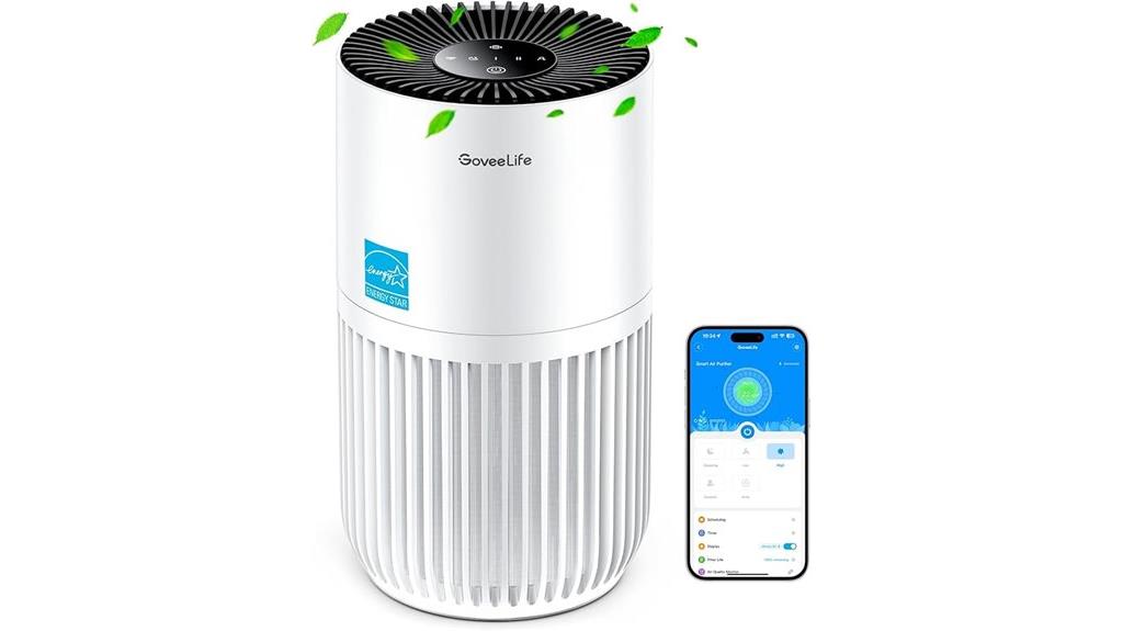 compact bedroom air purifier