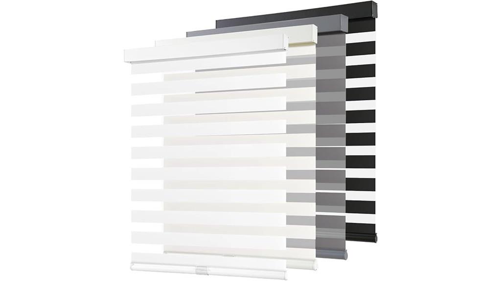 cordless zebra blinds white