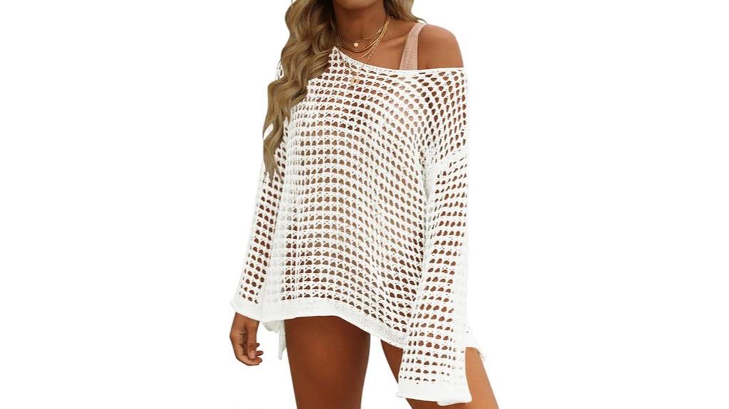 crochet beach cover up tunic