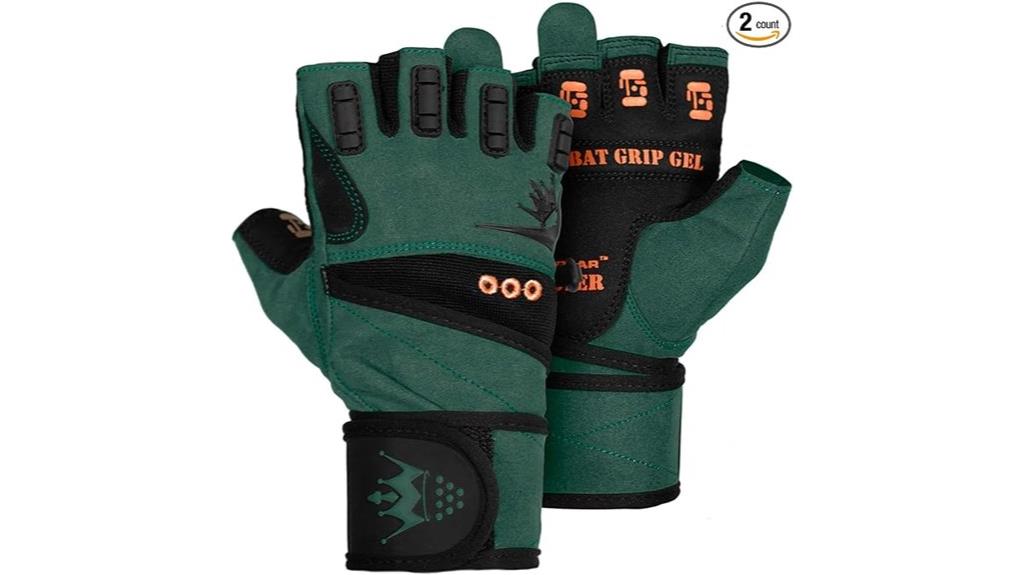 crown gear weightlifting gloves