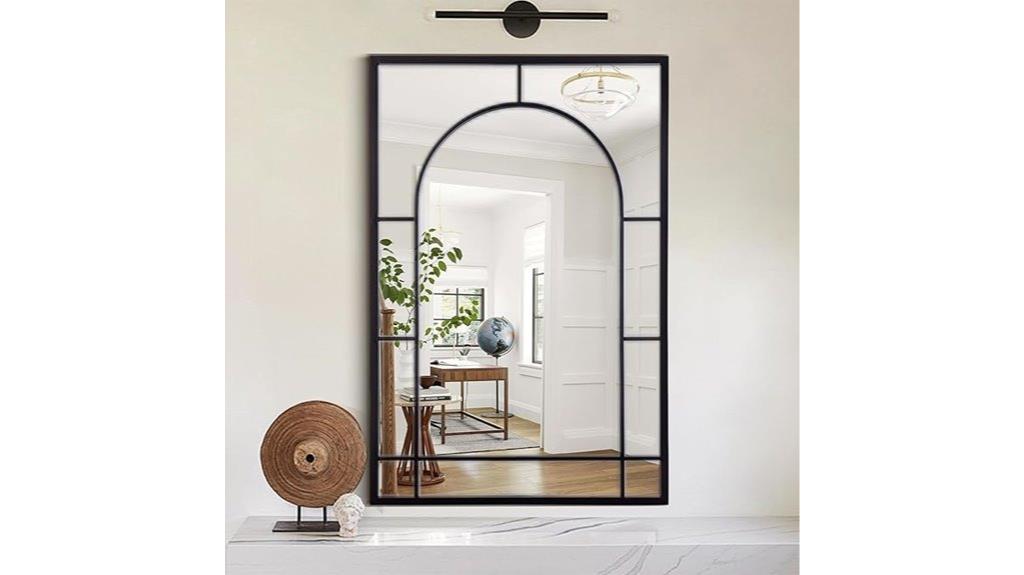 decorative arch wall mirror