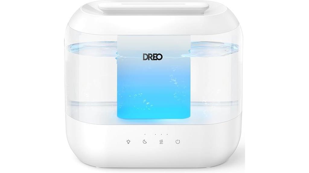 dreo bedroom cool mist humidifier