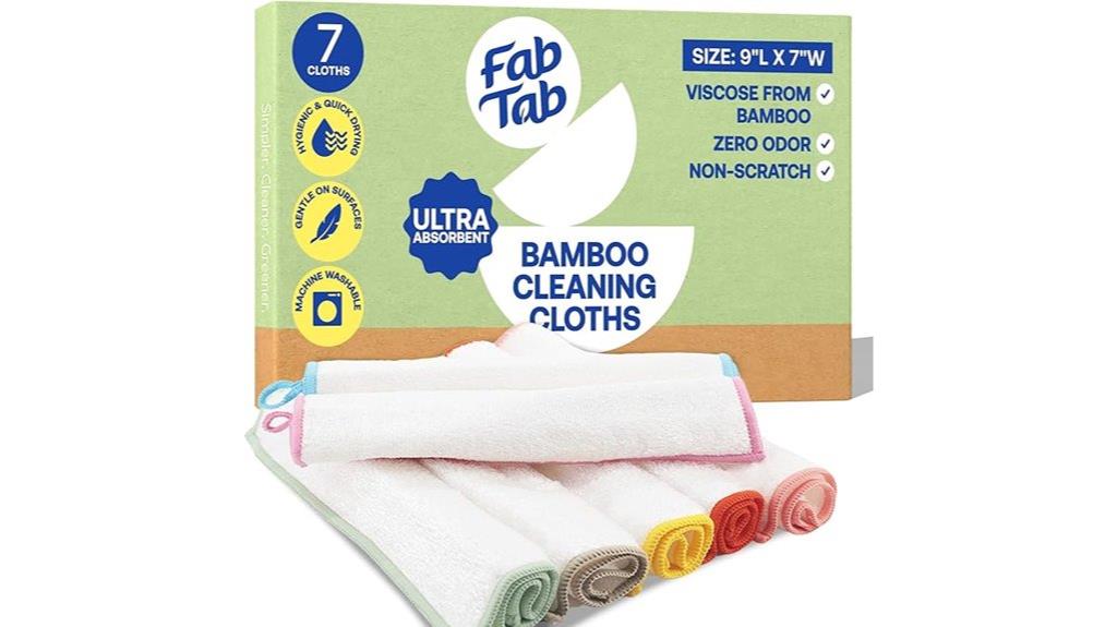 eco friendly bamboo cleaning cloths