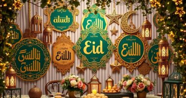 eid decorative signs ideas