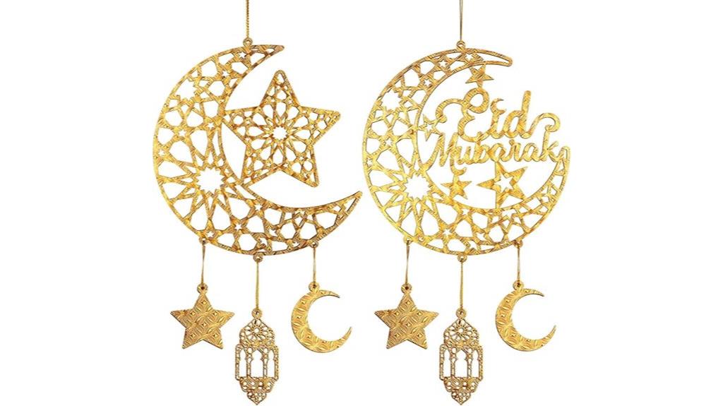 eid mubarak hanging signs