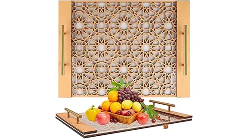 eid themed home decor tray