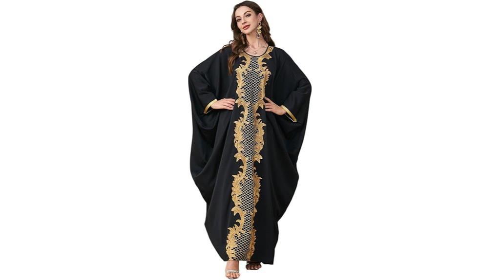 elegant arabic maxi dress