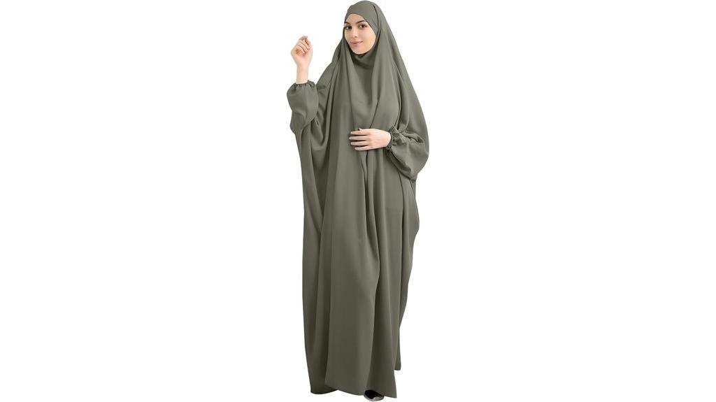 elegant muslim prayer dress