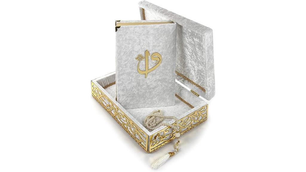 elegant quran prayer set