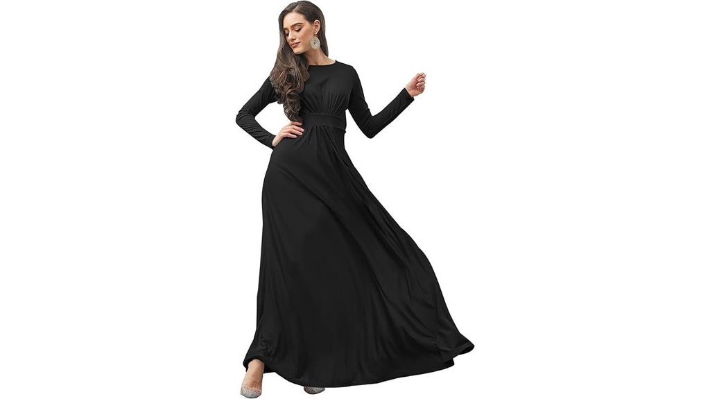 flowy empire waist gown