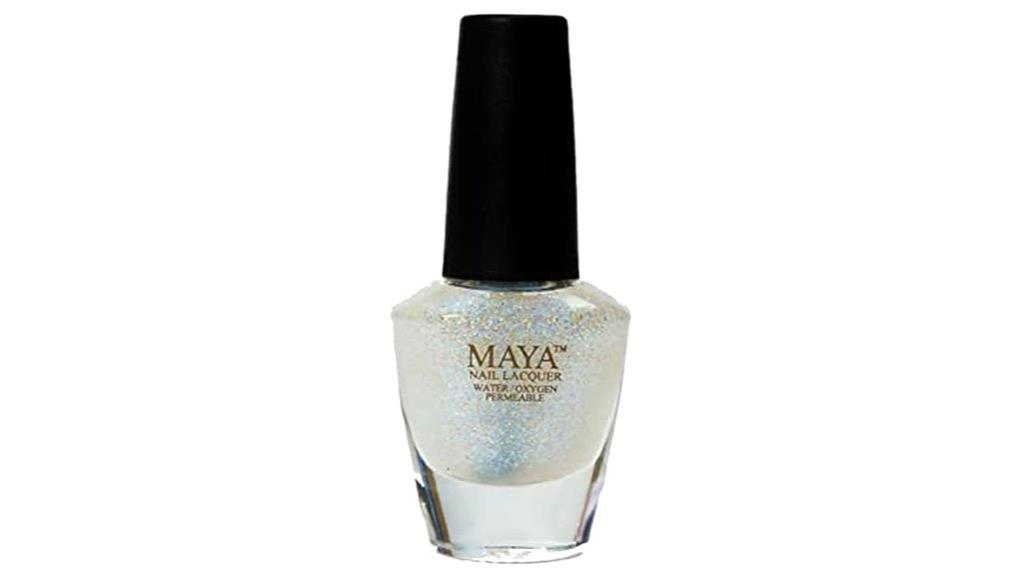 glitter top coat polish