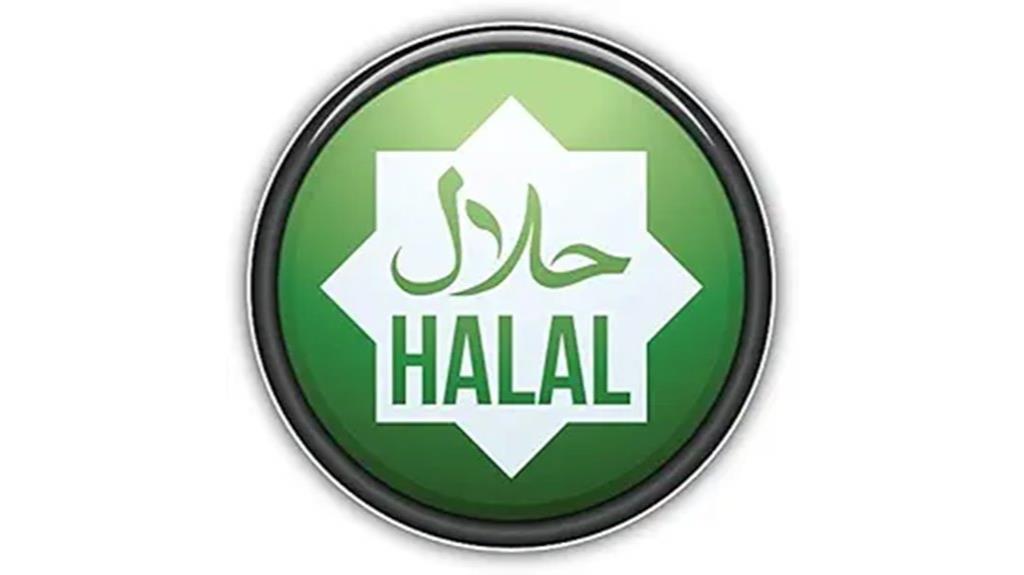 halal food decor sticker