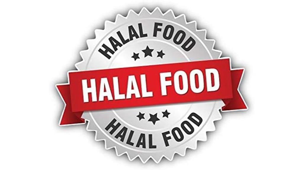 halal food decor sticker