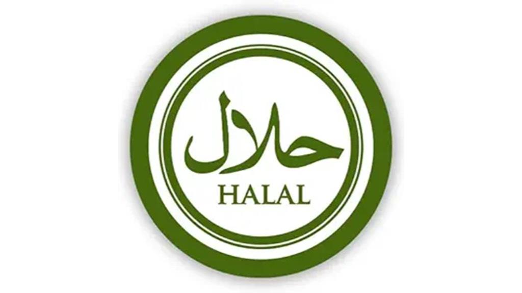 halal waterproof vinyl sticker