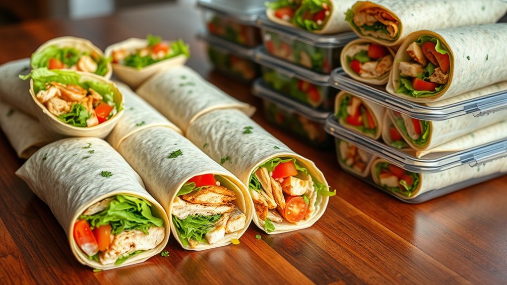 halal wraps meal preparation