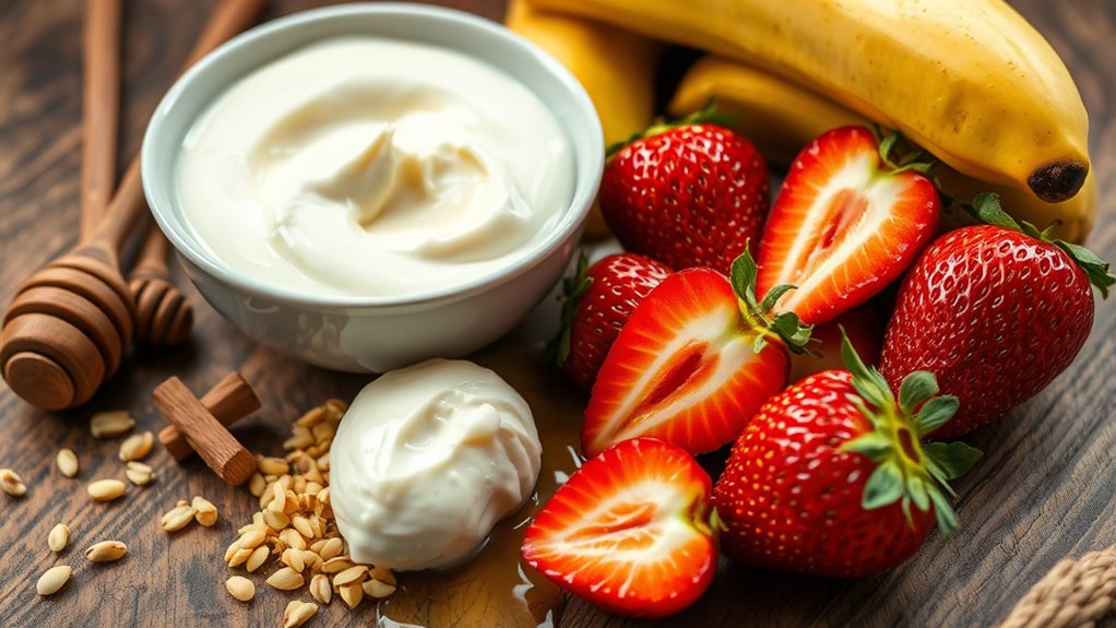 homemade ice cream ingredients