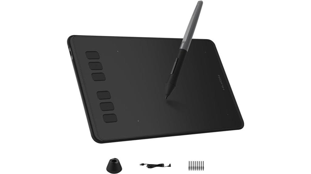 huion h640p drawing tablet