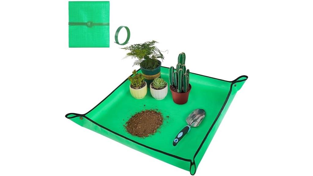 indoor plant repotting mat