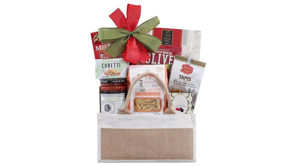 italian themed gift basket