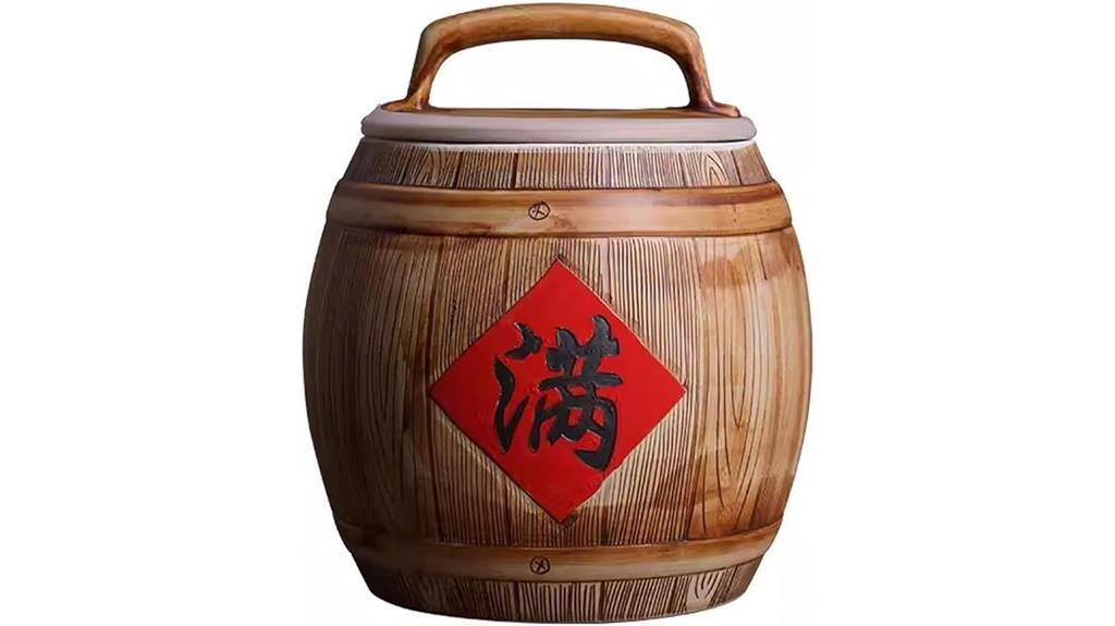 large ceramic rice container