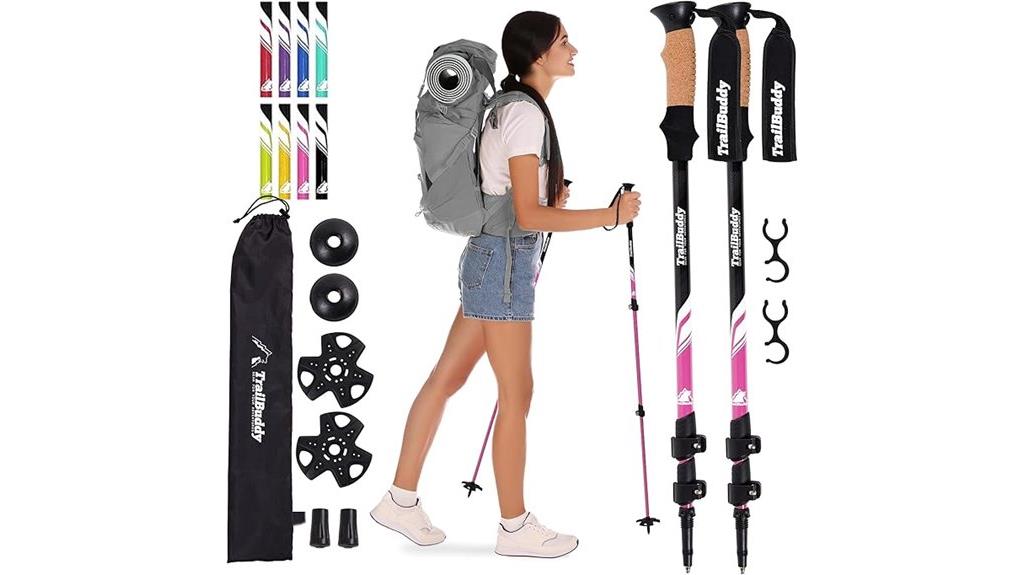 lightweight collapsible hiking poles