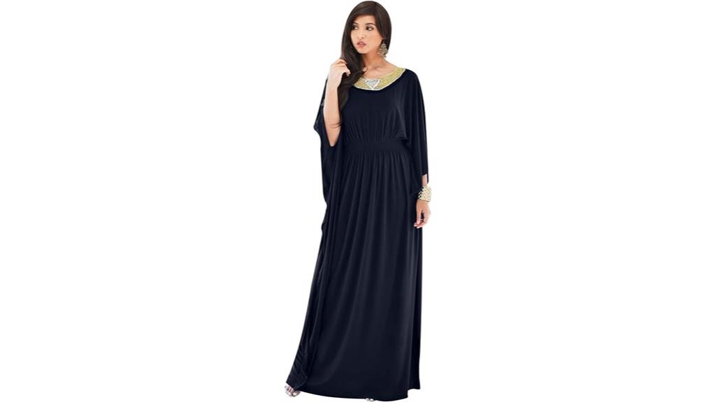 long kaftan maxi dress