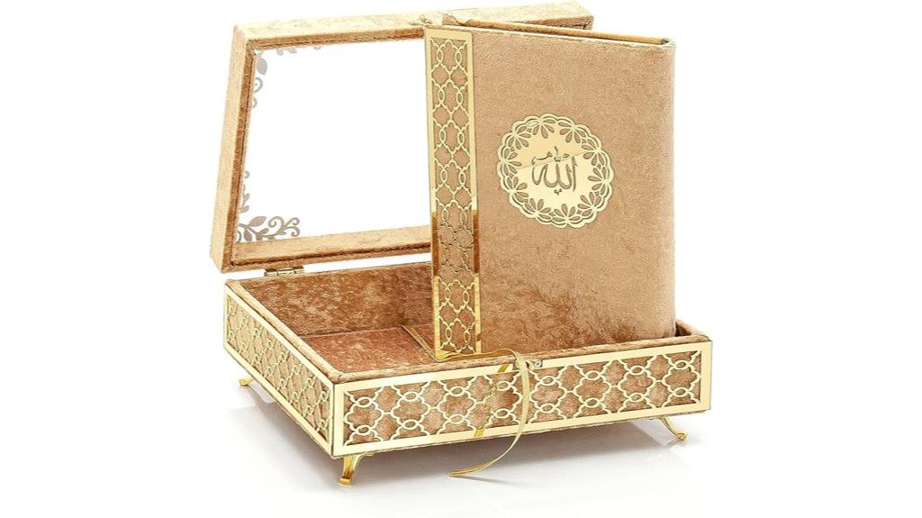 luxury islamic prayer set