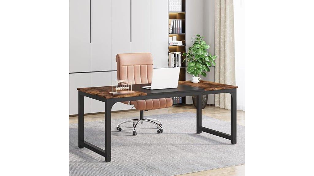 modern large computer desk