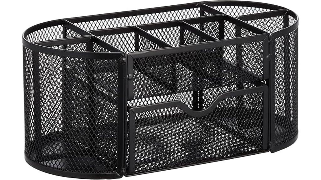 office organizer black mesh