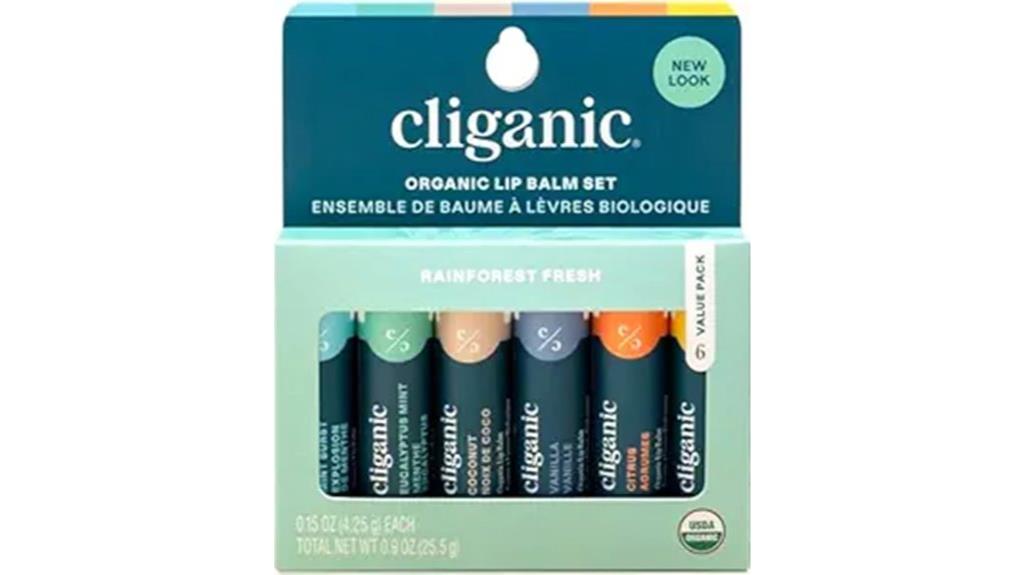 organic flavored lip balm