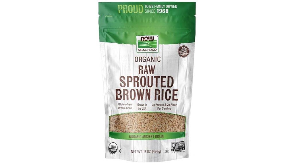 organic gluten free brown rice