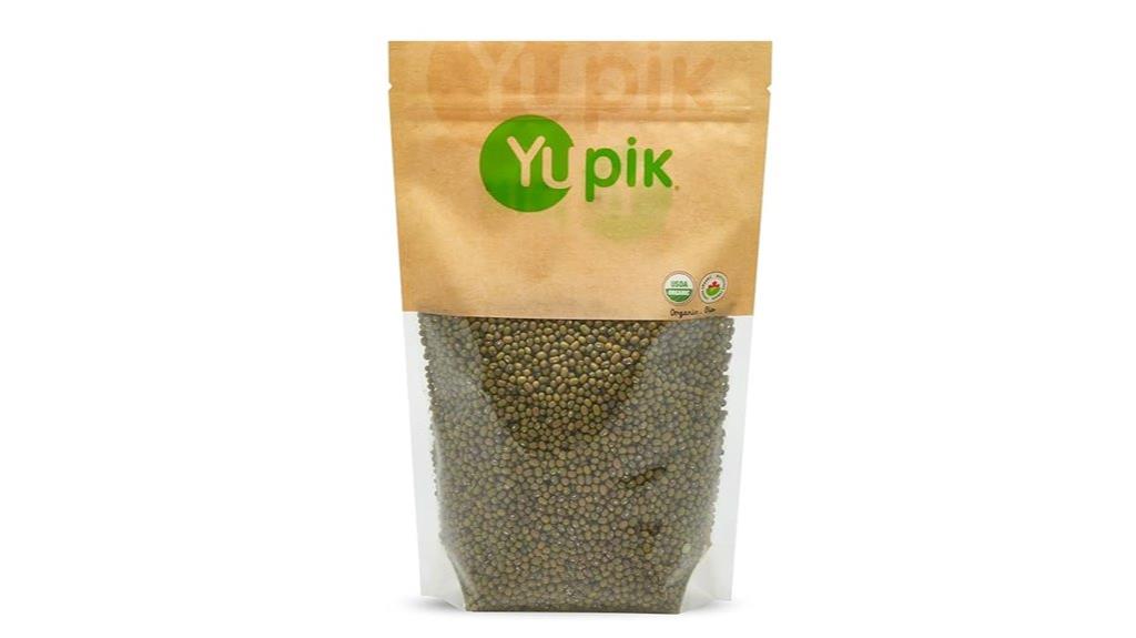 organic vegan mung beans