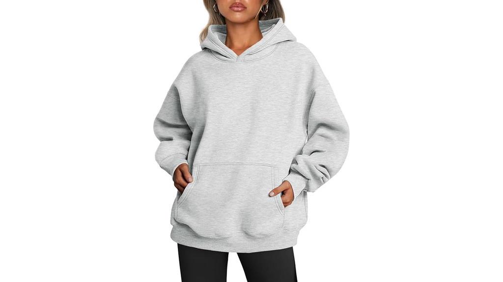 oversized fleece hoodie style